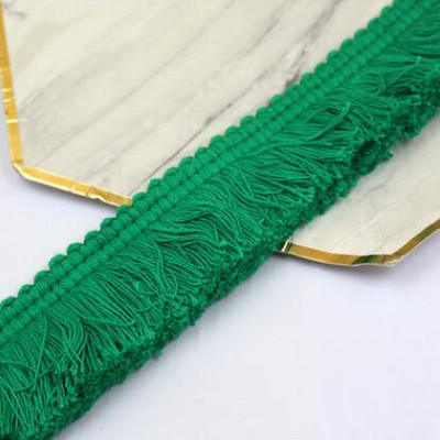 5 м дебела бежова лента от памучен конец, ресни, дантелена подстригване Направи си сам аксесоари за дрехи, дрехи, възглавница, декорация на завеси 4 см