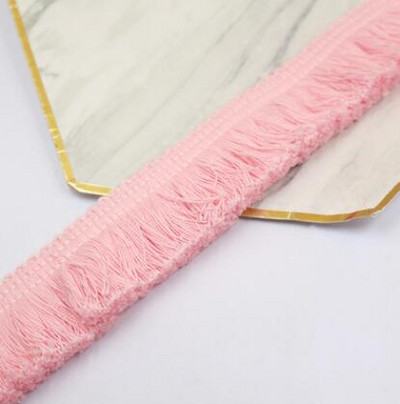 5 м дебела бежова лента от памучен конец, ресни, дантелена подстригване Направи си сам аксесоари за дрехи, дрехи, възглавница, декорация на завеси 4 см