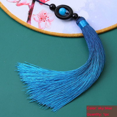 Ciucuri cu gradient de mărgele de transfer, 1 buc, ciucuri mătăsos, lucrați manual, cu buclă pentru artizanat, marcaj, ciucuri, accesorii pentru realizarea de bijuterii