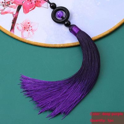 Ciucuri cu gradient de mărgele de transfer, 1 buc, ciucuri mătăsos, lucrați manual, cu buclă pentru artizanat, marcaj, ciucuri, accesorii pentru realizarea de bijuterii