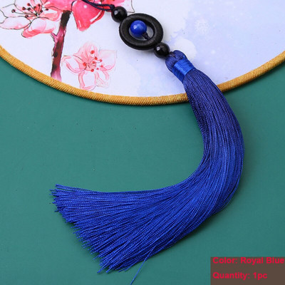 Ciucuri cu gradient de mărgele de transfer, 1 buc, ciucuri mătăsos, lucrați manual, cu buclă pentru artizanat, marcaj, ciucuri, accesorii pentru realizarea de bijuterii