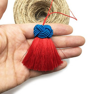 CHENGRUI D180, 5,5 cm, strapce, hodvábny strapec, strapcový lem, strapec na odevy, strapce na záclony, remeselný strapec, domáce potreby, 2 ks/balenie