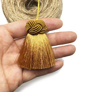 CHENGRUI D180, 5,5 cm, strapce, hodvábny strapec, strapcový lem, strapec na odevy, strapce na záclony, remeselný strapec, domáce potreby, 2 ks/balenie