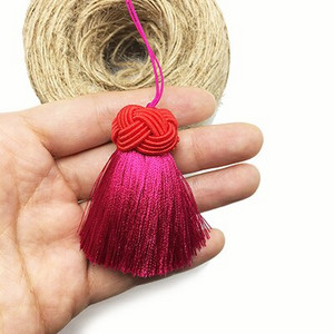 CHENGRUI D180, 5,5 cm, strapce, hodvábny strapec, strapcový lem, strapec na odevy, strapce na záclony, remeselný strapec, domáce potreby, 2 ks/balenie