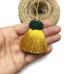 CHENGRUI D180, 5,5 cm, strapce, hodvábny strapec, strapcový lem, strapec na odevy, strapce na záclony, remeselný strapec, domáce potreby, 2 ks/balenie