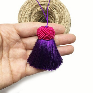 CHENGRUI D180, 5,5 cm, strapce, hodvábny strapec, strapcový lem, strapec na odevy, strapce na záclony, remeselný strapec, domáce potreby, 2 ks/balenie