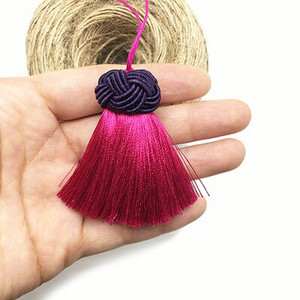 CHENGRUI D180, 5,5 cm, strapce, hodvábny strapec, strapcový lem, strapec na odevy, strapce na záclony, remeselný strapec, domáce potreby, 2 ks/balenie