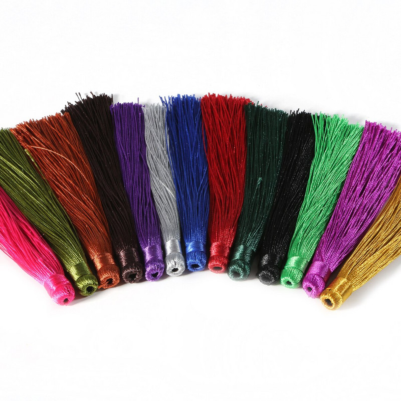 10 buc. ciucuri de mătase de 12 cm franjuri pentru decorarea geanților de mașină, perdele de cusut, bijuterii de îmbrăcăminte, accesorii de decorare pentru petreceri, festivaluri de acasă