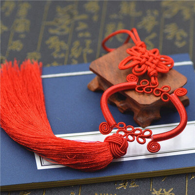 Culori mixte, nod chinezesc, ciucuri de mătase de gheață, pentru bijuterii, bricolaj, accesorii de cusut pentru perdele, pentru mașină, breloc pentru geantă, pandantiv, ciucuri artizanale