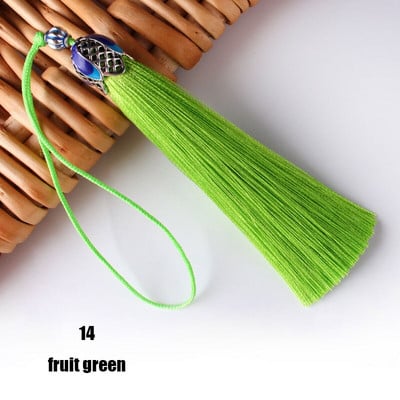 5/10 ks 8 cm hodvábny strapec prívesok s kefkou, príslušenstvo na výrobu šperkov z hodvábneho saténu, ručne vyrobené strapce, hľadanie zásob