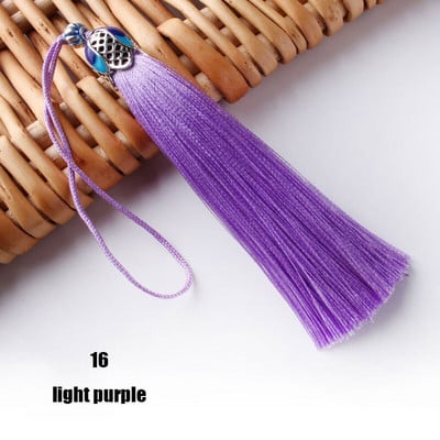 5/10 ks 8 cm hodvábny strapec prívesok s kefkou, príslušenstvo na výrobu šperkov z hodvábneho saténu, ručne vyrobené strapce, hľadanie zásob