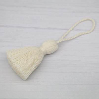 WFFNNKC 2-6Pcs 11CM Моден пискюл от чист памук Направи си сам бижута Домашен текстил Облекла Завеси Декорация Занаяти Висящи ресни