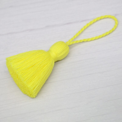 WFFNNKC 2-6Pcs 11CM Моден пискюл от чист памук Направи си сам бижута Домашен текстил Облекла Завеси Декорация Занаяти Висящи ресни