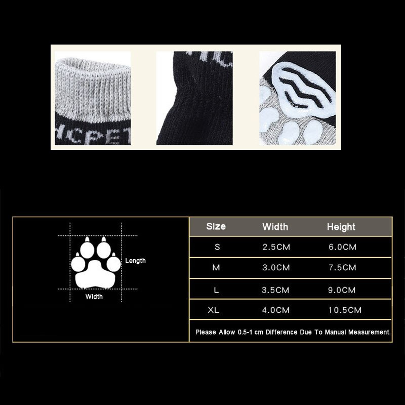 Libisemisvastased Puppy-puuvillased koerasokid siseruumides olevad auto kriimustusvastased lemmiklooma papud Aksessuaarid CHIHUAHUA jaoks