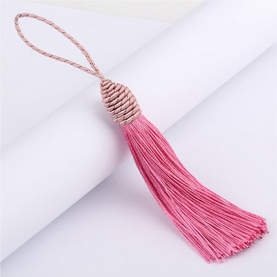 12 bucăți 14 cm culoare spirală pălărie ciucuri pandantiv bricolaj artizanat haine cercei materiale textile pentru acasă agățați materiale picături breloc franjuri