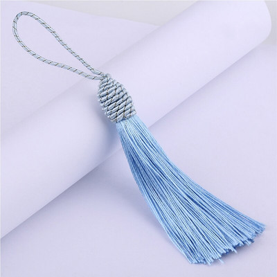 12 bucăți 14 cm culoare spirală pălărie ciucuri pandantiv bricolaj artizanat haine cercei materiale textile pentru acasă agățați materiale picături breloc franjuri