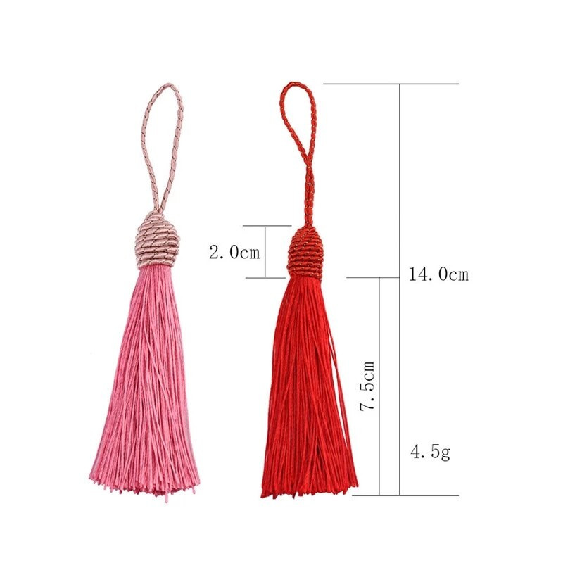 12 bucăți 14 cm culoare spirală pălărie ciucuri pandantiv bricolaj artizanat haine cercei materiale textile pentru acasă agățați materiale picături breloc franjuri