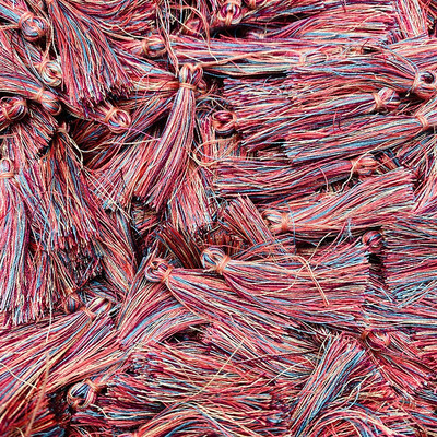 20 ks/sada polyesterových strapcov, strapcov, šijacích záclon, doplnkov na kľúče, prívesku na mobil, strapcov na výrobu šperkov