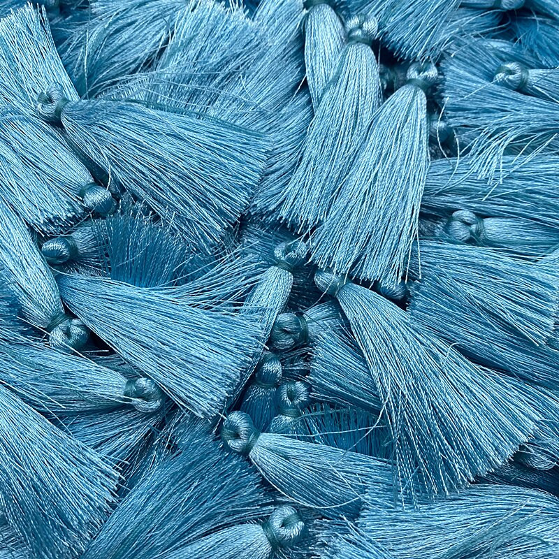 20 ks/sada polyesterových strapcov, strapcov, šijacích záclon, doplnkov na kľúče, prívesku na mobil, strapcov na výrobu šperkov