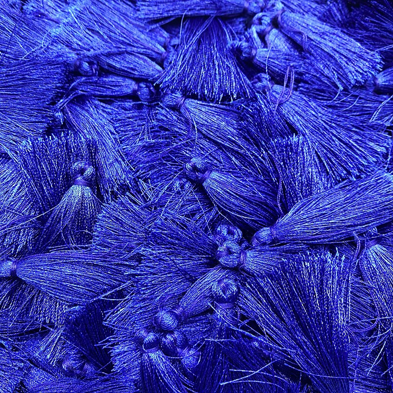 20 ks/sada polyesterových strapcov, strapcov, šijacích záclon, doplnkov na kľúče, prívesku na mobil, strapcov na výrobu šperkov