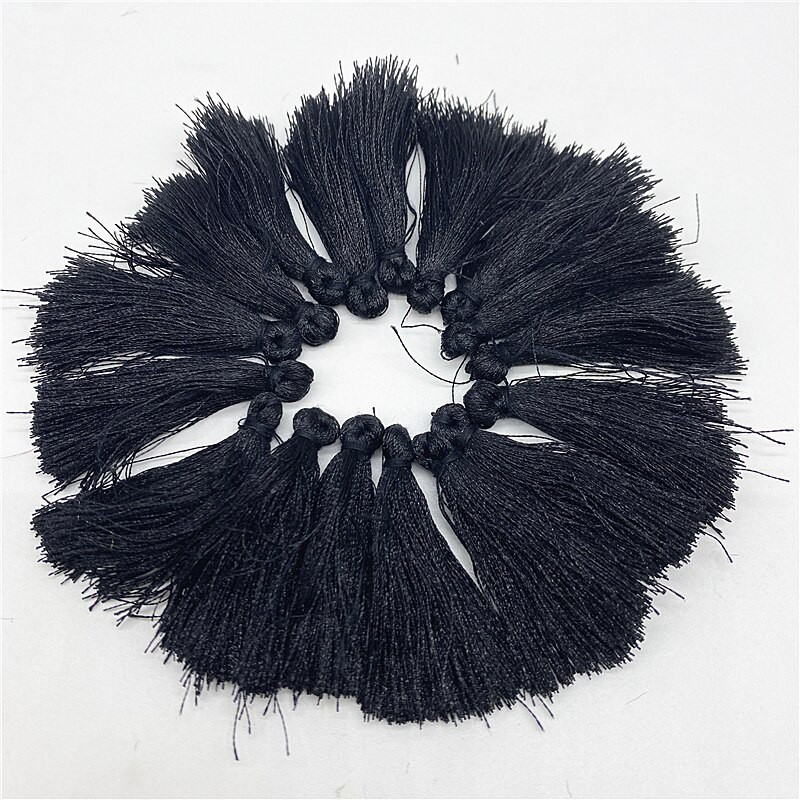 20 ks/sada polyesterových strapcov, strapcov, šijacích záclon, doplnkov na kľúče, prívesku na mobil, strapcov na výrobu šperkov