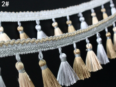 50 CM100 CM pikkus 80 MM lai kardina ääris Tutt narmas trimmiv pits DIY Ladina kleit Lavarõivad Aksessuaarid Pitsilint