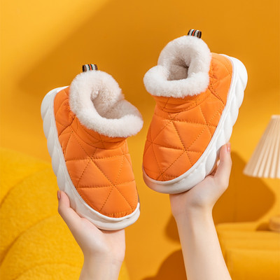 Dječje papuče za djevojčice s grubim potplatom i toplom postavom