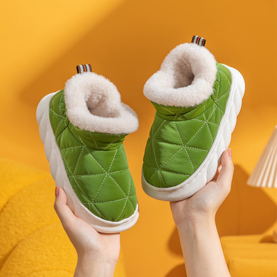 Dječje papuče za djevojčice s grubim potplatom i toplom postavom