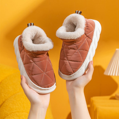 Dječje papuče za djevojčice s grubim potplatom i toplom postavom