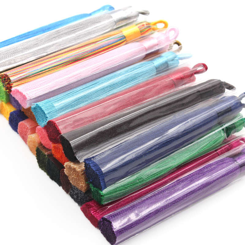 5-15 bucăți cheie ciucuri DIY îmbrăcăminte pălărie marcaj bijuterii accesorii pliculețe de mătase de gheață agățat ureche pentru decorarea casei materiale pandantiv