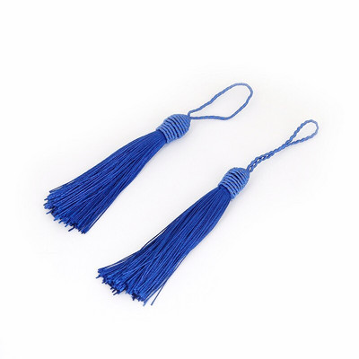 10 бр./Опаковка Полиестерен пискюл с ресни, 15 см памучен копринен пискюл за декорация на дома Ръчно изработени занаяти Направи си сам Аксесоари за шиене на завеси