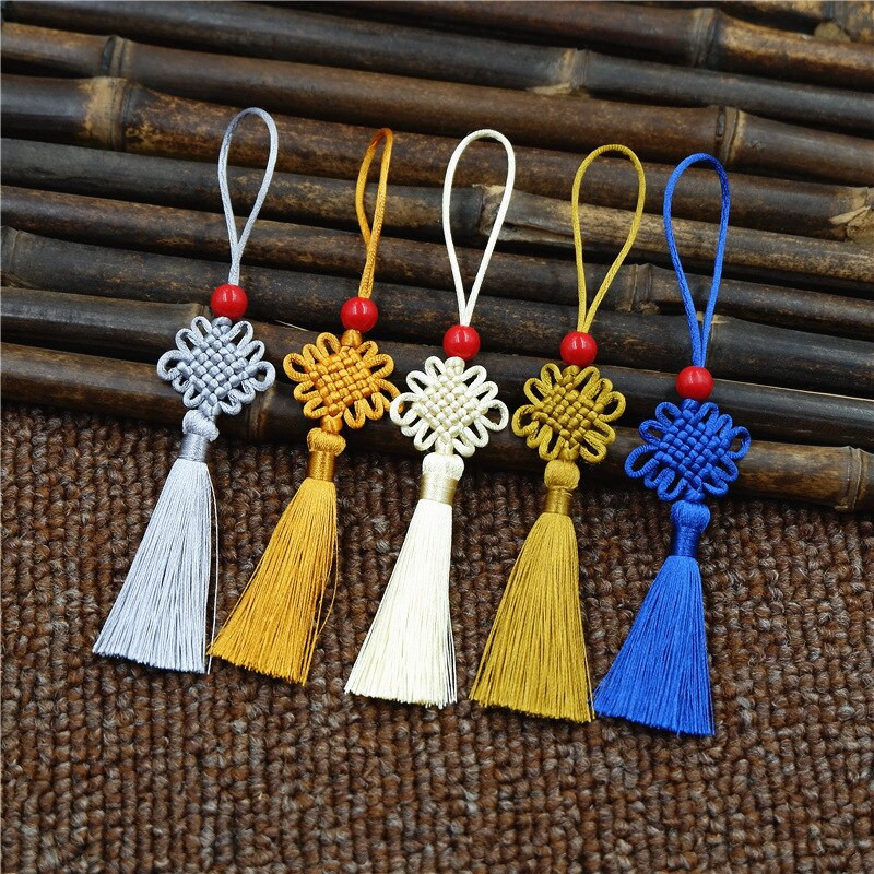 5/10/20 tk Punased helmed Hiina sõlm Tutt DIY Ehted Aksessuaarid Kodutekstiil Kardinad Rõivaste õmblemine Makraame kaunistus ripats