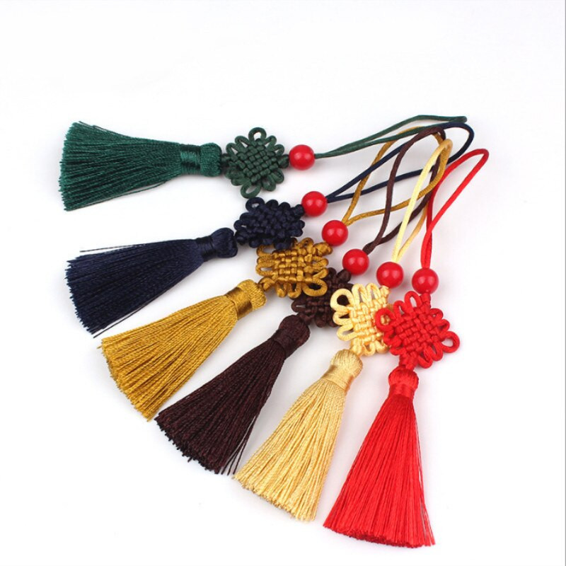 5/10/20 tk Punased helmed Hiina sõlm Tutt DIY Ehted Aksessuaarid Kodutekstiil Kardinad Rõivaste õmblemine Makraame kaunistus ripats