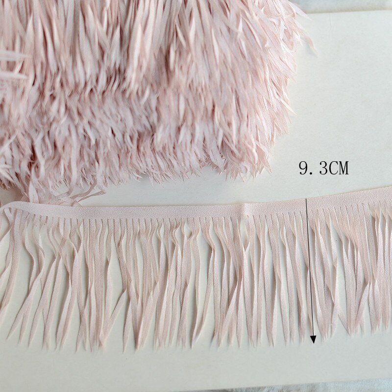 1,5 m/sac de înaltă calitate Laser șifon ciucuri dantelă tuns rochie retro îmbrăcăminte dantelă decorare material lățime 9,2 cm