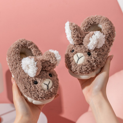 Detské papuče pre dievčatá s 3D prvkom