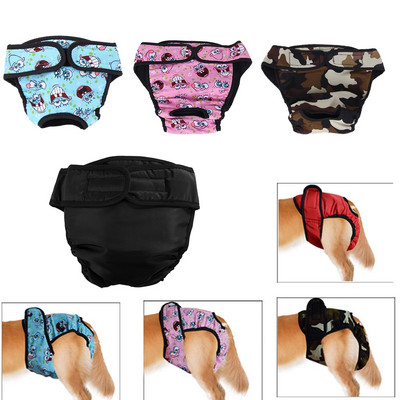 Dog Physiological Pants Diaper  Sanitary Washable Female Dog Panties Shorts Underwear Briefs For Dogs Sanitary Panties XS-XXL