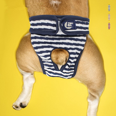Pantaloni scurți pentru câine Chiloți Menstruație Lenjerie de corp Slip Salopetă Pantaloni fiziologici pentru animale de companie Scutec Lavabil sanitar