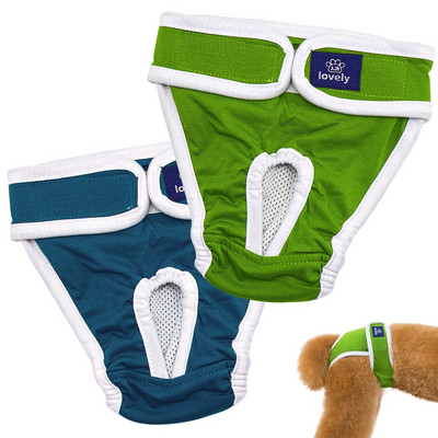 Кучешки пелени Физиологични панталони Перящи се женски къси панталони за кучета Меки панталони за кучета Бельо за домашни любимци Санитарни гащи S-2XL