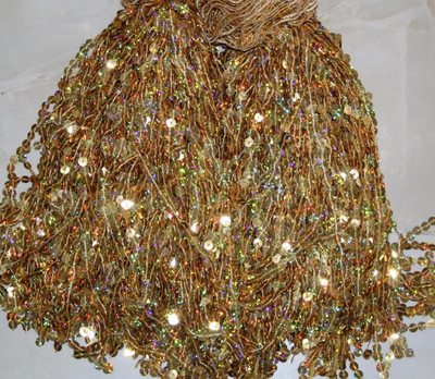 Πλάτος 30 εκ. glitter 7 χιλιοστά παγιέτες Φούντα Κρόσια Κόψιμο Δαντέλα ύφασμα Latin φούστες χορού ενδύματα DIY Αξεσουάρ FH23