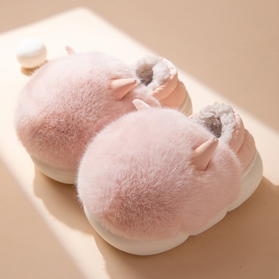 Papuci eleganti pentru fete cu element 3D