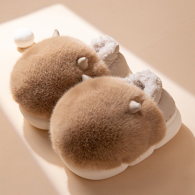 Papuci eleganti pentru fete cu element 3D