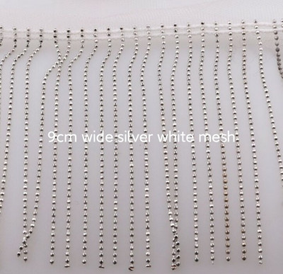 Ресни от медни мъниста Ресни за танцово облекло Модни костюми Ресни Направи си сам Консумативи за шиене