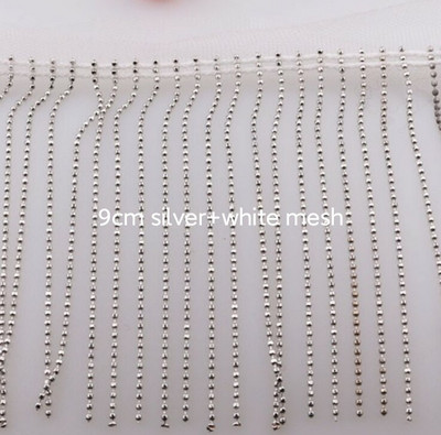 Ресни от медни мъниста Ресни за танцово облекло Модни костюми Ресни Направи си сам Консумативи за шиене