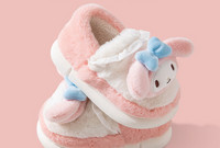 Detské zimné papuče pre dievčatá