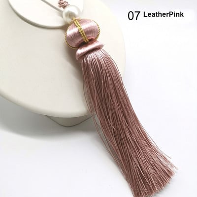 Strapce na záclony v európskom štýle, polyesterové veľké strapce, 30 cm hodvábne strapce, dekoratívne strapce, DIY na remeslá, doplnky na záclonové volány