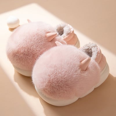 Detské plyšové papučky pre dievčatá