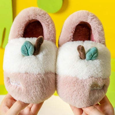 Detské plyšové papučky pre dievčatá
