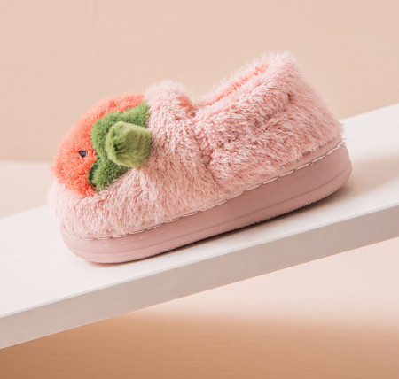 Detské plyšové papučky pre dievčatá