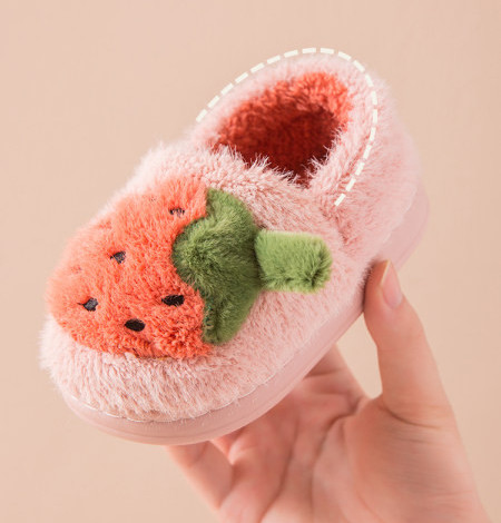 Detské plyšové papučky pre dievčatá