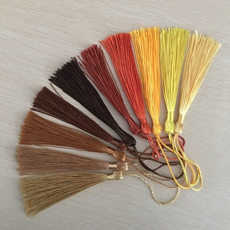 100 ks 13 cm farebné strapce, prívesok na strapce, DIY remeselné potreby, šperky, doplnky, materiály, záložka, oblečenie, dekorácia, strapce